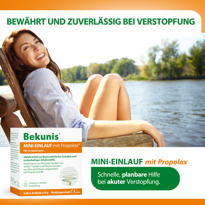 Bekunis Mini-Einlauf mit Propolax, 6 Stück