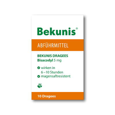 Bekunis Dragees Bisacodyl 5 mg, 10 Stück