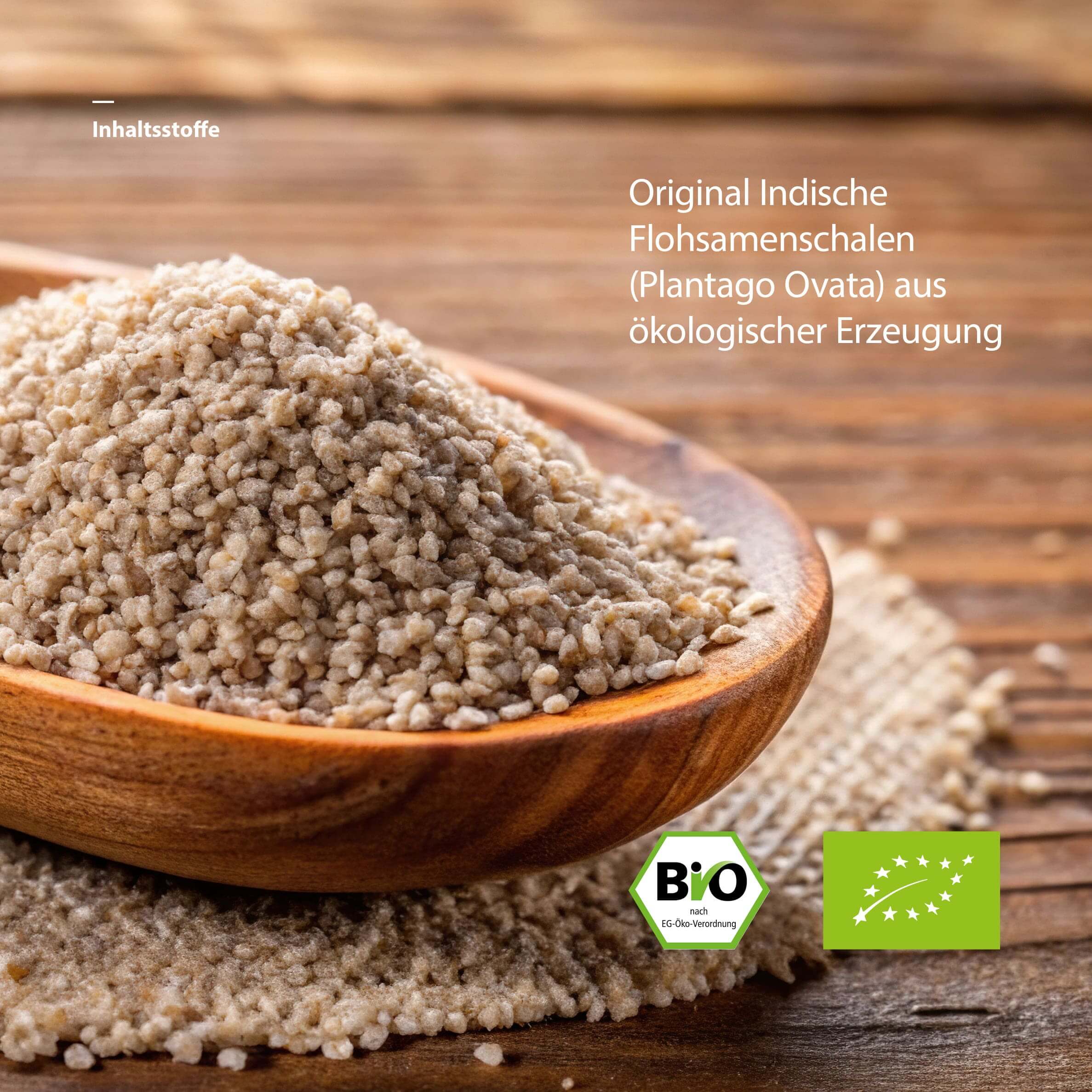 Bekunis Bio Indische Flohsamen-Schalen 500 g